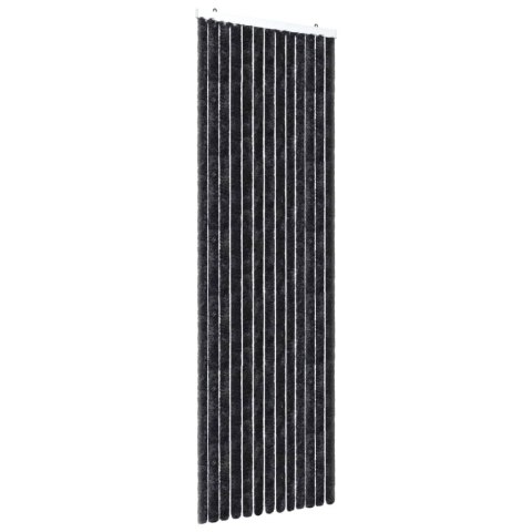 Zasłona przeciwko owadom, antracytowa, 120x220 cm, szenil
