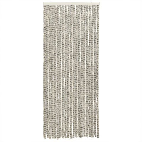 Zasłona przeciwko owadom, jasnoszaro-ciemnoszara, 100x200 cm