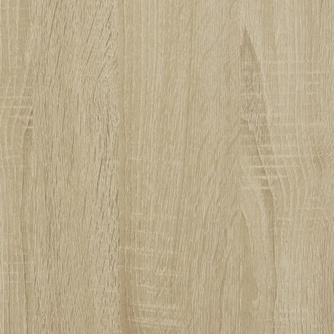Rama łóżka z wezgłowiem, dąb sonoma, 120x200 cm