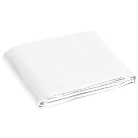Plandeka, 180 g/m², 6x12 m, biała, HDPE