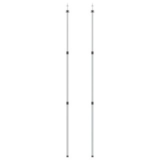 Teleskopowe słupki do tarpa, dł. 102-260 cm, 2 szt., aluminium