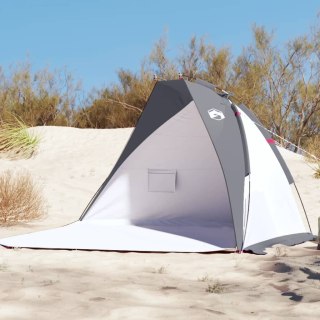 Namiot plażowy, szary, 268x223x125 cm, tafta 185T