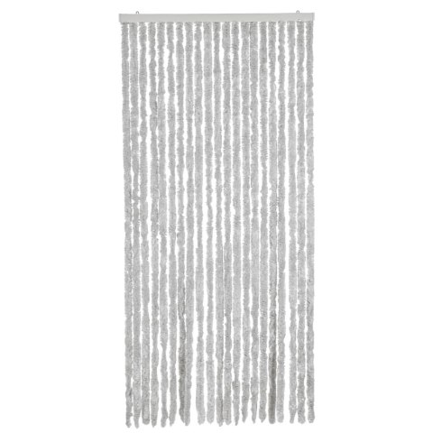 Zasłona przeciwko owadom, szara, 100x230 cm, szenil