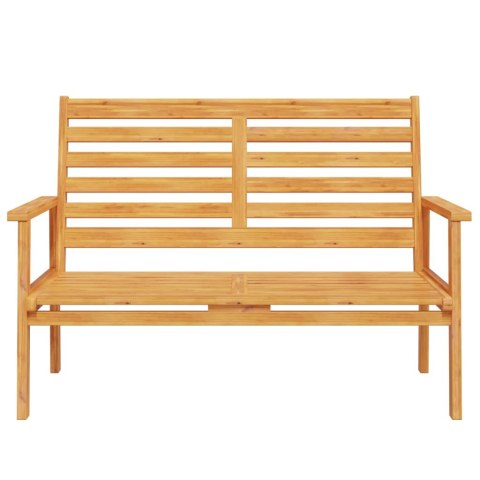 Ławka ogrodowa, 120 cm, lite drewno akacjowe