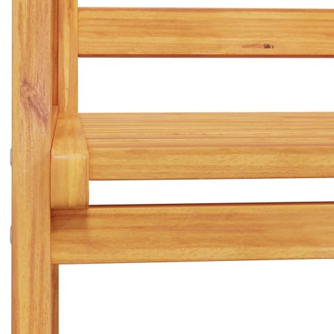 Ławka ogrodowa, 120 cm, lite drewno akacjowe