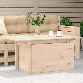 Stolik ogrodowy, 100x50x75 cm, lite drewno sosnowe