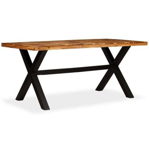 Stół do jadalni z drewna akacjowego i mango, 180x90x76 cm