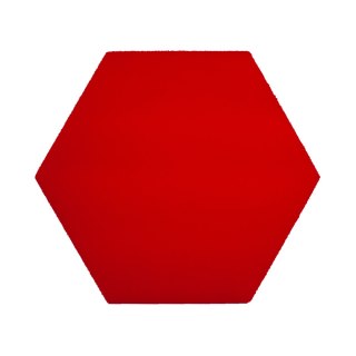 Panel ścienny 3d dekoracyjny piankowy WallMarket Heksagon czerwony grubość 2,5 cm