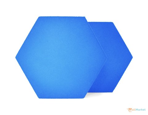 Panel ścienny 3d dekoracyjny piankowy WallMarket Heksagon jasnoniebieski grubość 4,5 cm