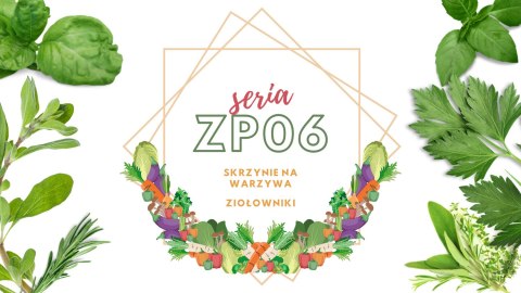 Duża skrzynia na warzywa ZP06 /27x203x117 cm/ Szara
