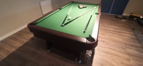 Bilard 8ft Radley Vintage MDF brązowy CT