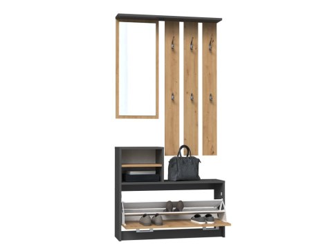 Garderoba VERA ANTRACYT DĄB ARTISAN