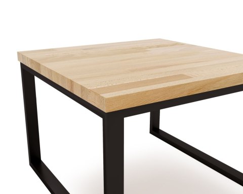 Stolik kawowy Arco czarny 60cm x 50cm dąb