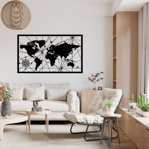 Obraz ażurowy 3D "Mapa świata"
