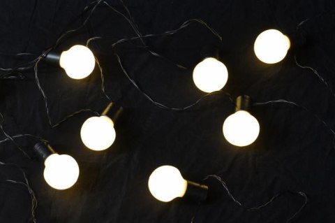 Oświetlenie - łańcuch 20 białych LED ciepło-biała
