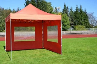 Pawilon ogrodowy Profi rozkładany 3 x 3 m - terakota 2 ściany