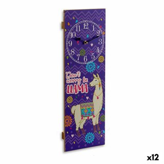 Zegar Ścienny Gift Decor Płomień 2,5 x 60 x 20 cm (12 Sztuk)