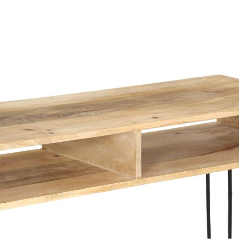 Stolik typu konsola z litego drewna mango, 115 x 35 x 76 cm