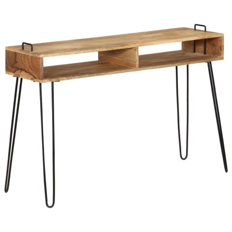 Stolik typu konsola z litego drewna mango, 115 x 35 x 76 cm