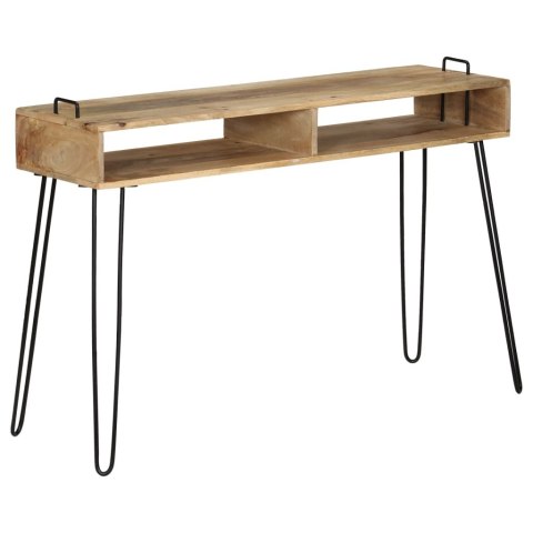 Stolik typu konsola z litego drewna mango, 115 x 35 x 76 cm
