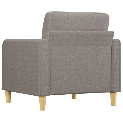 Fotel, taupe, 60 cm, obity tkaniną