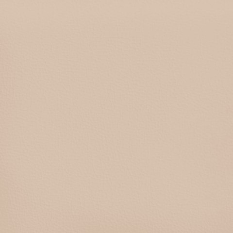 Rama łóżka, kolor cappuccino, 180x200 cm, sztuczna skóra