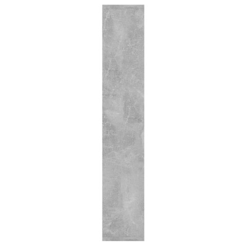 Półka ścienna, szarość betonu, 36x16x90 cm