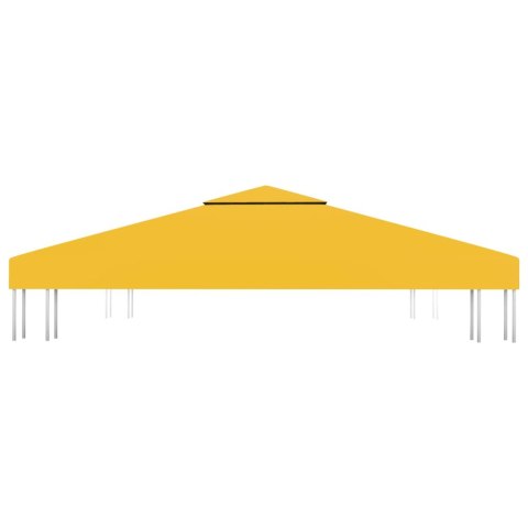 2-poziomowe zadaszenie altany, 310 g/m² 3x3 m, żółte