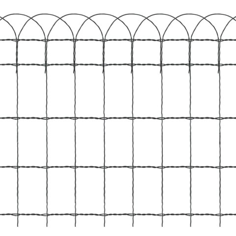 Obrzeże ogrodowe, malowane proszkowo żelazo, 10x0,65 m