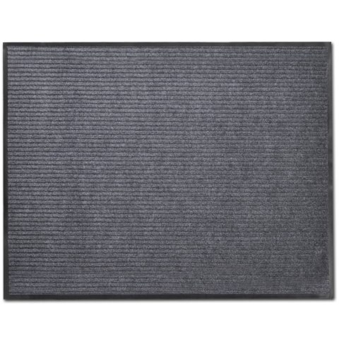 Wycieraczki z PVC, 4 szt., szare, 90 x 60 cm