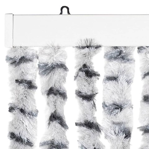 Zasłona przeciwko owadom, jasnoszaro-ciemnoszara, 100x230 cm