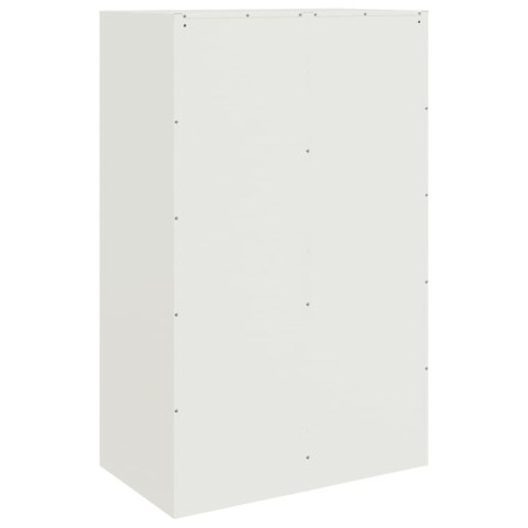 Szafka boczna, biała, 67x39x107 cm, stal