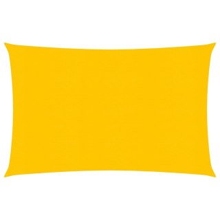 Żagiel przeciwsłoneczny, 160 g/m², żółty, 4x5 m, HDPE