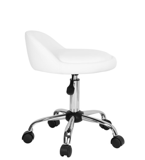 Taboret kosmetyczny KB-Lomo biały