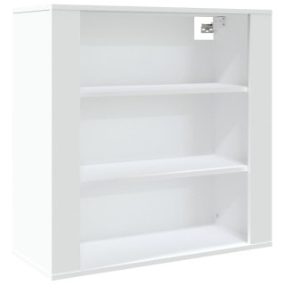 Szafka ścienna, biała, 80x33x80 cm, materiał drewnopochodny