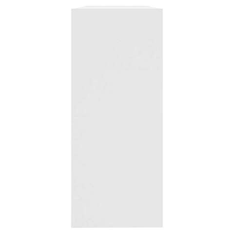 Regał na książki/przegroda, biały, 100x30x72 cm