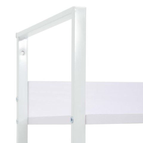 Regał z 5 półkami, biały, 60x27,6x158,5 cm