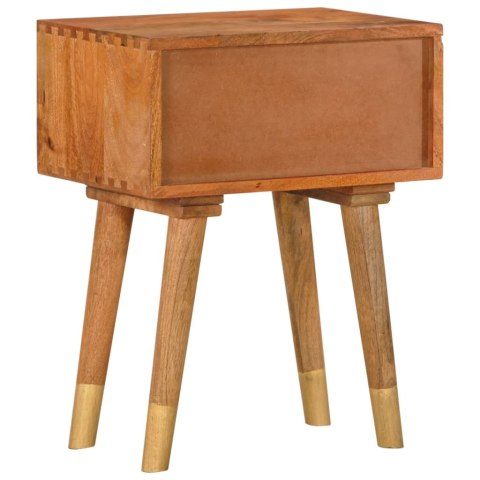 Szafka nocna, 43x30x58 cm, lite drewno mango