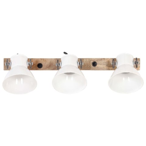 Industrialna lampa ścienna, biała, 65x25 cm, E27