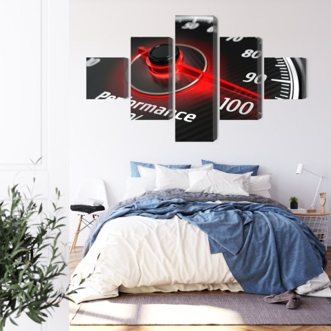 Obraz Wieloczęściowy Nowoczesny Licznik 3D