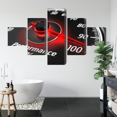 Obraz Wieloczęściowy Nowoczesny Licznik 3D
