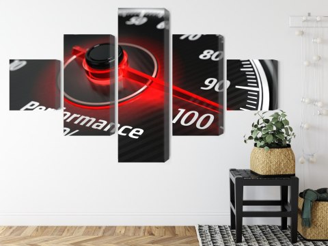 Obraz Wieloczęściowy Nowoczesny Licznik 3D