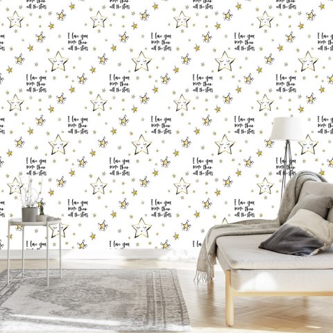 Tapeta Dla Dzieci - Piękne Gwiazdki