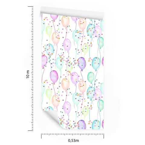 Tapeta Pastelowe Balony
