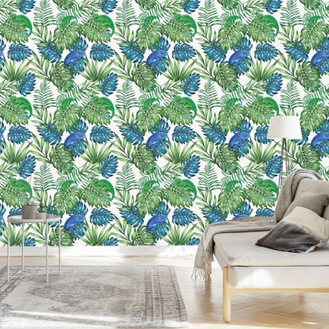 Tapeta Egzotyczne Liście Kameleony