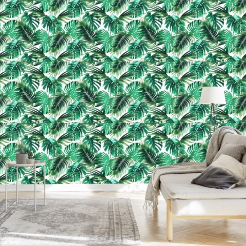 Tapeta Liście Palmy I Monstery