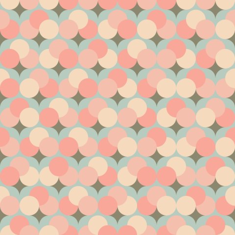 Tapeta Retro Wzory