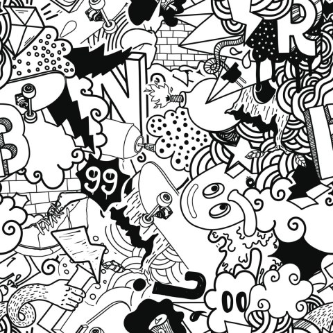 Tapeta Modne Graffiti