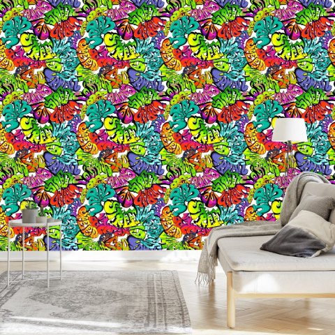 Tapeta Wielobarwne Graffiti