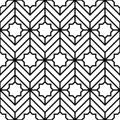 Tapeta Geometryczne Ornamenty